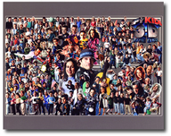 The entire crew and cast of Spy Kids 3D